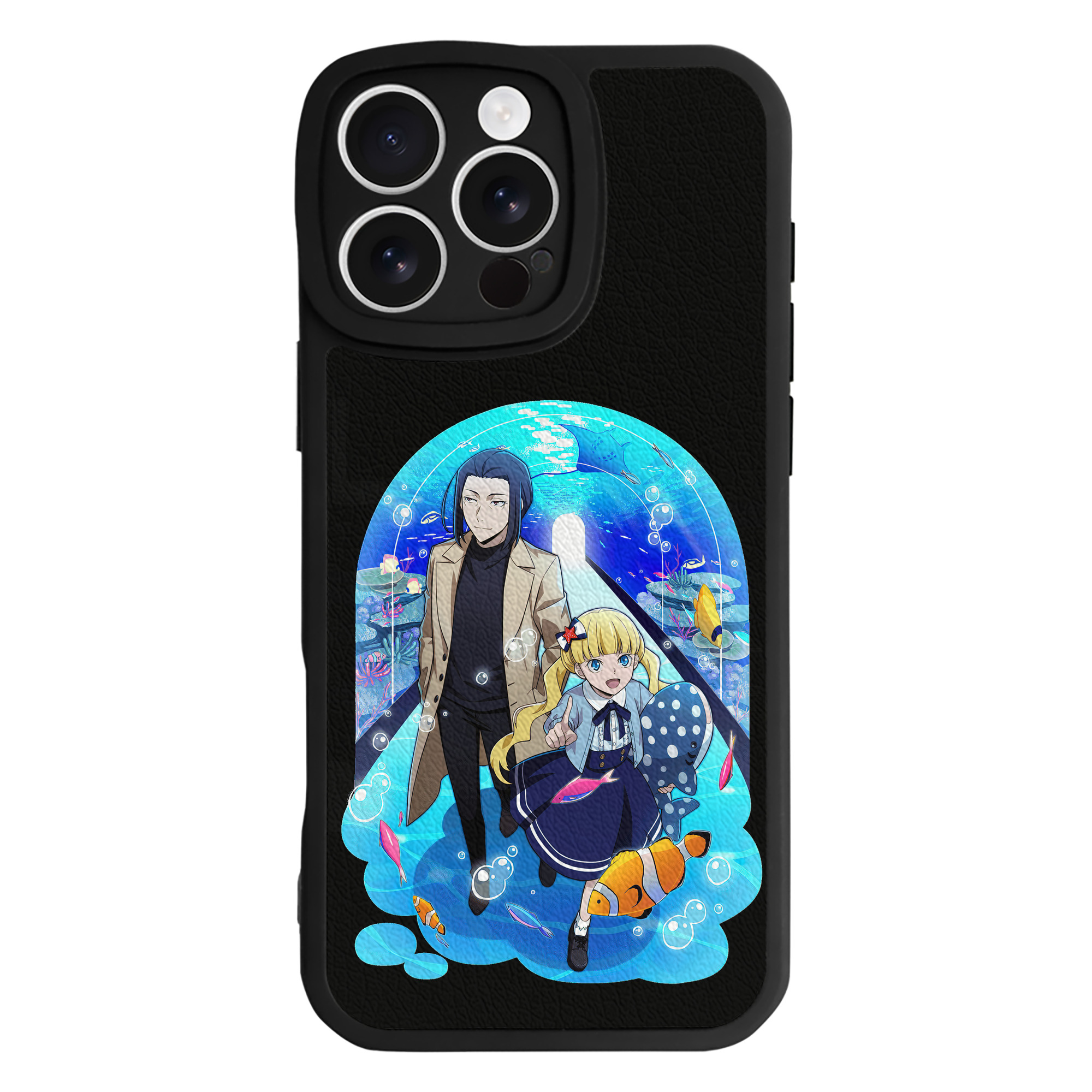 （画像用） 文豪ストレイドッグス Bungo Stray Dogs 【iPhone 16シリーズ対応】シリコンスマホケース（レザー調） 材質：シリコン
